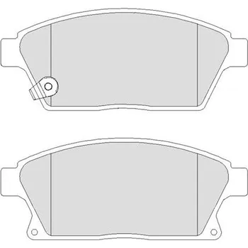 Brzdová destička Sada brzdových destiček, vždy 4 kusy v sadě MOTAQUIP LVXL1625
