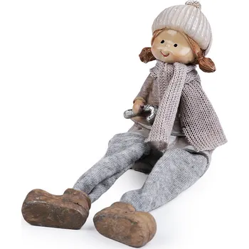 Přívěsek Dekorace postavičky dětí Varianta: 2 béžová dívčí, Balení: 1 ks