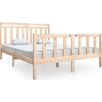 Postel Rám postele borovice 150x200 cm, přírodní