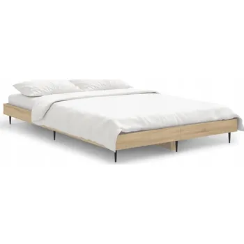 Postel Jednolůžková postel imitace dřeva 120x190 dub sonoma