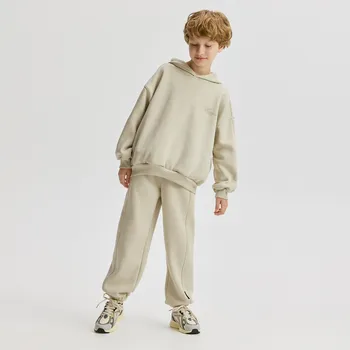 Chlapecká mikina Reserved - Bavlněná sada - béžová - 133FI-08X - 133FI-08X-146