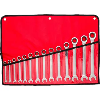 Klíč Sada očkoplochých klíčů s ráčnou 8-24