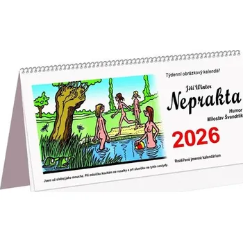 Kalendář Stolní týdenní kalendář humor - NEPRAKTA - ŠVANDRLÍK, 2026