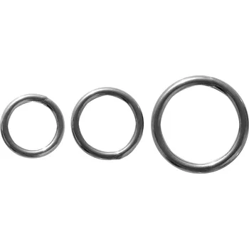 karabina NUTICHE Nerezový kroužek - 4 mm, vnitřní pr. 30 mm