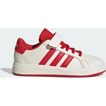 Dětská běžecká obuv ADIDAS Dětské boty Grand Court 2.0 33 BÍLÁ|ČERNÁ|ČERVENÁ