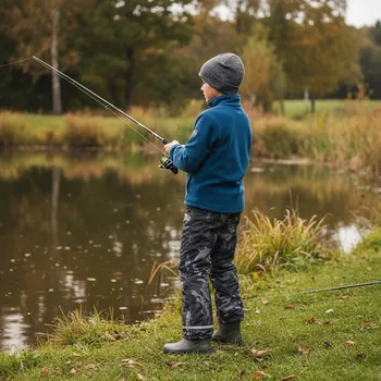 Pidilidi kalhoty sportovní chlapecké podšité fleezem outdoorové, Pidilidi, PD1075-23, camo 2024 Velikost: 122, SizeAge: 7let