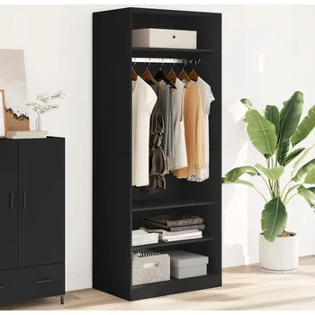 Šatní skříň VidaXL Skříň 3307694 80 x 200 x 50 cm černá