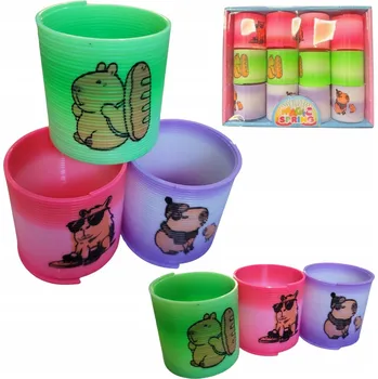 Obraz Magické barevné pružinky s kapybarou, sada 2 ks KAPYBARA