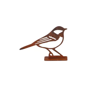 Zahradní dekorace Egodekor Dekorační sýkora koňadra z cortenové oceli Esschert Design