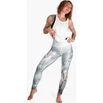 Dámské legíny RebelSkin Legíny Dancink Needles P11 Zateplené Velikost: XL