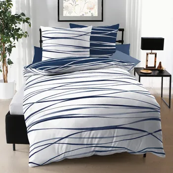 Povlečení Kaeppel | Makosaténové povlečení Motion marine 140x200, 70x90