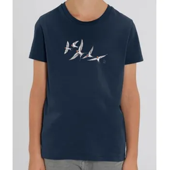 Chlapecké tričko Tričko vlaštovky tmavomodré - dětské Varianta: 7 - 8 let