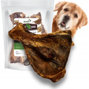 Krmivo pro psa VEPŘOVÁ LOPATKA s MASOM pro psa - TVRDÁ CHRUPAVKO-KOSTNÍ KOULE 1 Ks