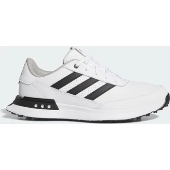 Golfová obuv ADIDAS Golfové boty S2G Spikeless Leather 24 44 BÍLÁ|ČERNÁ|ŠEDÁ