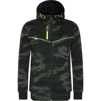 Pánská mikina NORTH WAYS Botta zelená pánská mikina maskáč XL