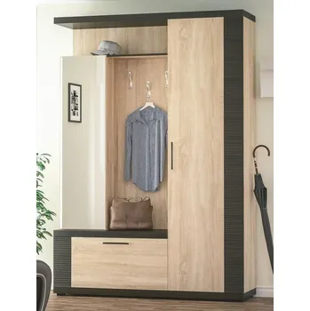 Předsíňová stěna Předsíňová stěna MARK 155×220 dub sonoma/wenge