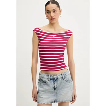 Top Tommy Jeans DW0DW20234 růžová 43X, vel. XL