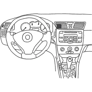 Handsfree sada do auta 071990 Konzole pro mobilní telefon