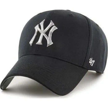 Čepice Bavlněná baseballová čepice 47brand MLB New York Yankees B.RETMU17GWP.BK černá 99X, vel. ONE SIZE
