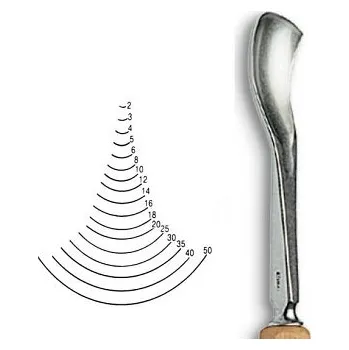 Dláto Dláto Stubai na lžíce velké 5528 – šířka 3mm (Dláto Stubai na lžíce velké 5528 – šířka 3mm)