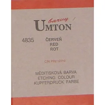 Olejová barva Měditisková barva Umton 130ml – červeň (Měditisková barva Umton 130ml – červeň)
