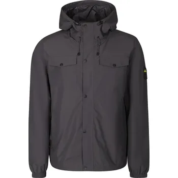 Pánská větrovka IKEL NEUTRÁLNÍ / ZEMITÁ PÁNSKÁ BUNDA S PTX MEMBRÁNOU NAX S