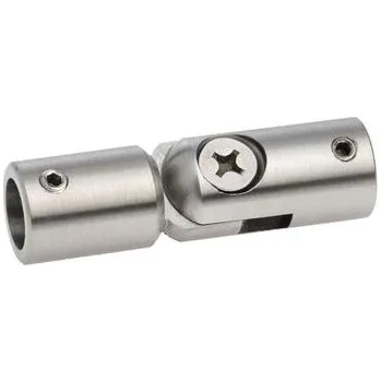 Spojka s kloubem, vrtání o 12,2 mm, nerez broušená V2A