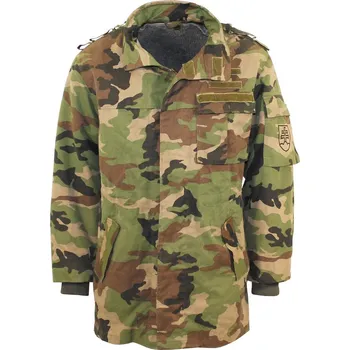 Ochranné vybavení na lov a střelbu Armáda Slovenská Bunda /kongo/ slovenská s vložkou SK vz.97 použitá