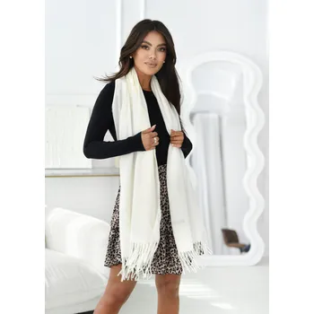 Šála Dlouhá šála JANE bílá