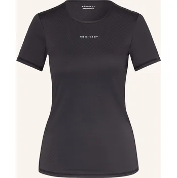 Röhnisch Dámské Tričko Jacquard Ss, černá, 42
