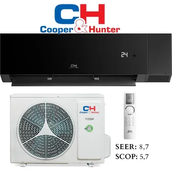 Klimatizace Set nástěnné klimatizace Cooper&Hunter NATURE BLACK 3,5 kW CH-S12FTXAN-BL