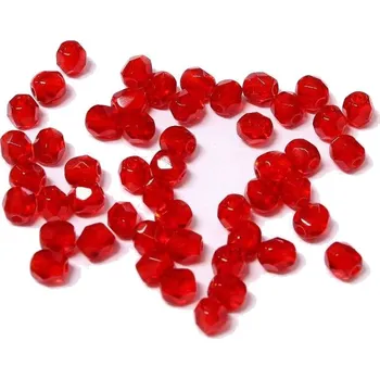 Dětské navlékací korálky CZ Broušené korálky, 4mm, barva 90080 - 30ks