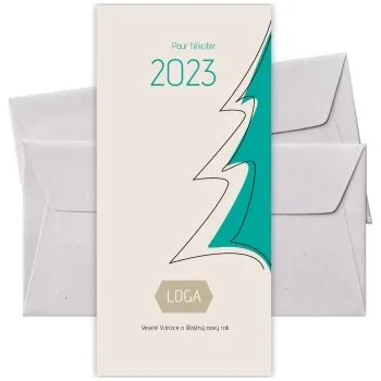 Novoroční přání PF-047 novoroční blahopřání 2026 PF-047 Nižší cena pro více kusů!