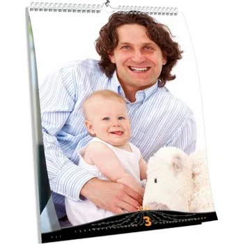 Fotokalendář Nástěnný brilantní kalendář s vlastní fotografií NKN-50-A4 nástěnný foto-kalendář 2026 NKN-50-A4-BRIL Nižší cena pro více kusů!