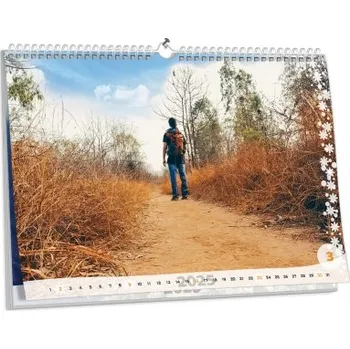 Fotokalendář Nástěnný brilantní kalendář s vlastní fotografií NKN-93-A4 nástěnný foto-kalendář 2026 NKN-93-A4-BRIL Nižší cena pro více kusů!
