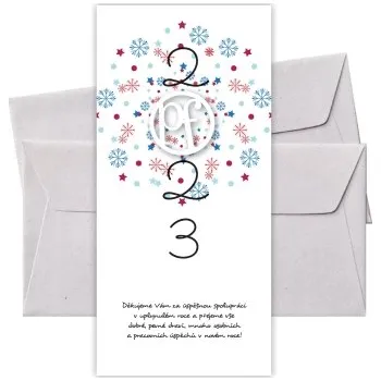 Novoroční přání PF-035 novoroční blahopřání 2026 PF-035 Nižší cena pro více kusů!