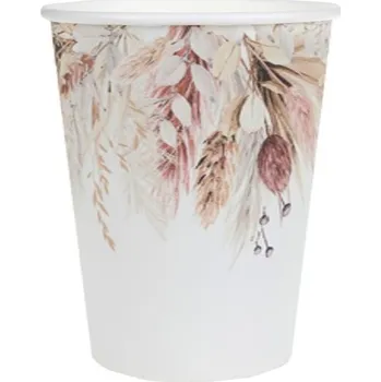 Party dekorace Santex Kelímky papírové Romance 270 ml 10 ks