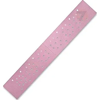 Brusný papír SIA Brusný papír, suchý zip, 66 děr, 70x420mm, P80, perforovaný