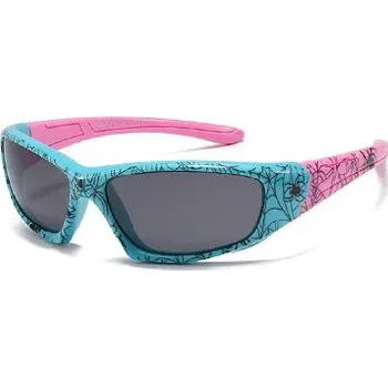 Sluneční brýle Dětské sportovní sluneční brýle – UV400, flexibilní rám Barva čoček: C27 LakeBlue-Pink