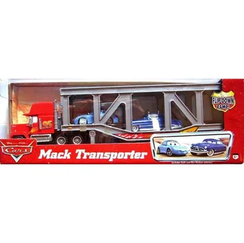 autíčko Mack Transporter + Sally + Doc Hudson - Cars (Auta)