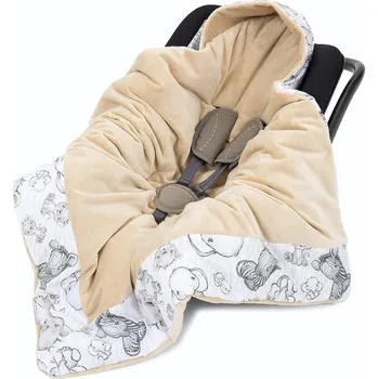 Fusak Zavinovačka do autosedačky, cappucino