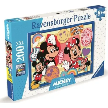 Puzzle Mickey a Minnie na výletě 200 dílků