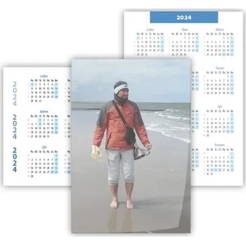 Fotokalendář Kapesní foto-kalendář na šířku s oboustrannou laminací 2026 KKN-01-03-S Nižší cena pro více kusů!