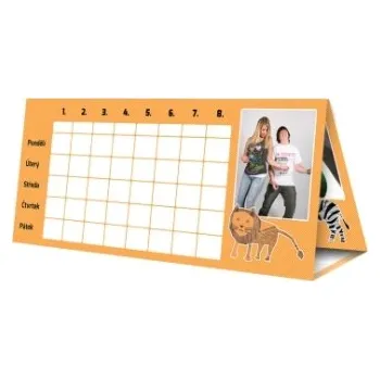 Rám na obraz Stojánkový rozvrh hodin SKO-02 Nižší cena pro více kusů!