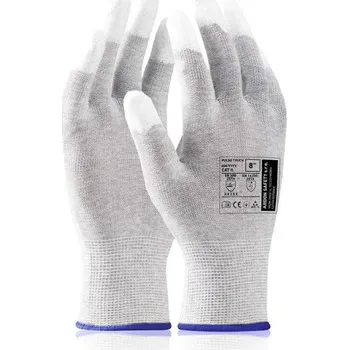 Pracovní rukavice ARDON Rukavice PULSE TOUCH ESD, máčené konečky prstů A8011/V1-10 10 pro výdejní automaty Šedá odstíny