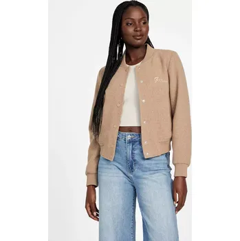 Dámská větrovka GUESS dámská bunda Sophia hnědá XL