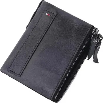 Peněženka Pánská peněženka z hovězí kůže – krátká, elegantní styl Barva (Varianta): Černá