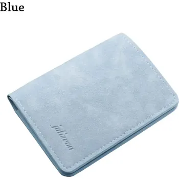 Mini pánská peněženka – vertikální formát, kapsa na mince Barva (Varianta): Modrá