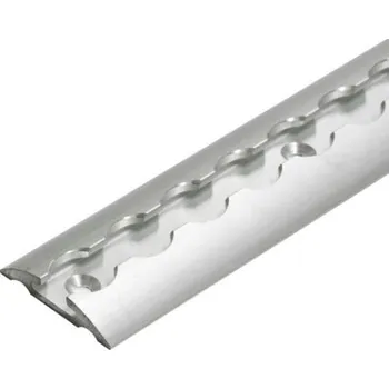 Příslušenství pro přívěs PK TECHNIK ALU lišta AIRLINE systém, 50x12 mm, zaoblená, 3000 mm (předvrtaná)