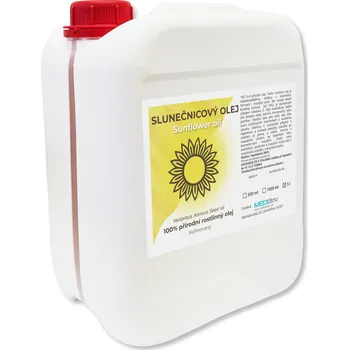 Masážní přípravek MEDISTAR CZ Slunečnicový olej 5000ml dávkování: Bez pumpy